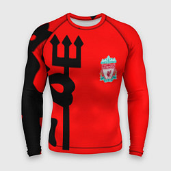 Рашгард мужской Liverpool fc sport steel, цвет: 3D-принт
