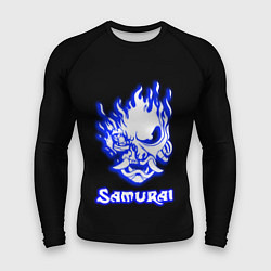 Рашгард мужской Samurai logo ghost, цвет: 3D-принт