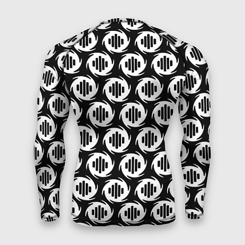 Мужской рашгард Serious Sam logo pattern / 3D-принт – фото 2