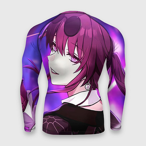 Мужской рашгард Honkai Star Rail Kafka violet light / 3D-принт – фото 2