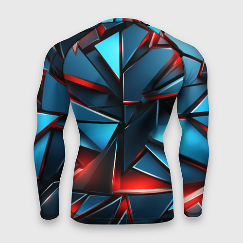 Мужской рашгард Геометрические осколки / 3D-принт – фото 2