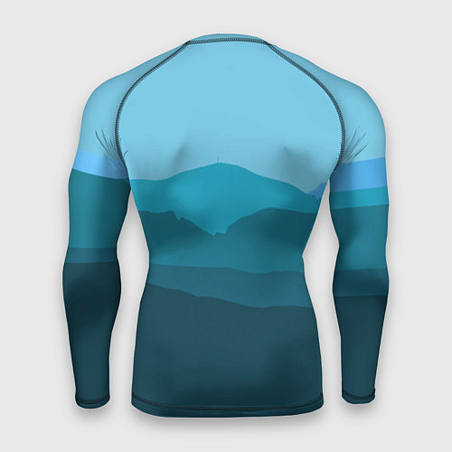 Мужской рашгард Горы горизонты / 3D-принт – фото 2