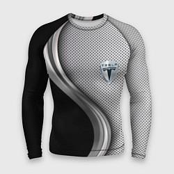 Рашгард мужской Tesla carbon metal, цвет: 3D-принт