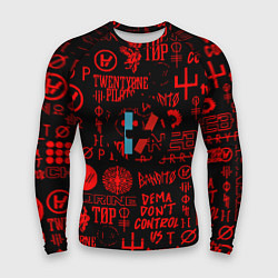 Мужской рашгард Twenty one pilots pattern rock steel