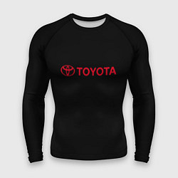 Мужской рашгард Toyota red logo auto