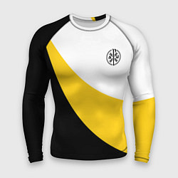 Рашгард мужской Мы русские с нами Бог малый черный кцк Николай II, цвет: 3D-принт