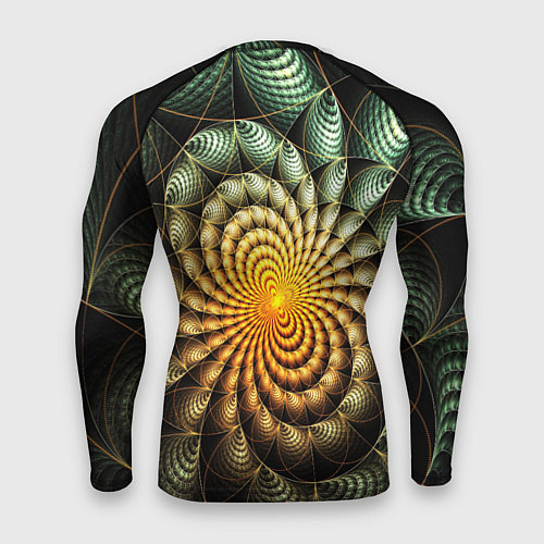Мужской рашгард Оптический узор фракталы / 3D-принт – фото 2