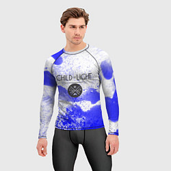 Рашгард мужской Child of Light брызги красок, цвет: 3D-принт — фото 2