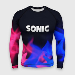 Мужской рашгард Sonic neon flame