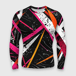 Мужской рашгард Разноцветные праздничные линии