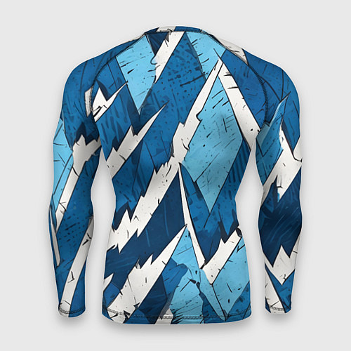 Мужской рашгард Геометрический камуфляж / 3D-принт – фото 2