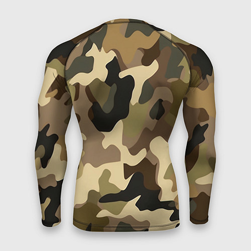 Мужской рашгард Милитари камуфляж / 3D-принт – фото 2