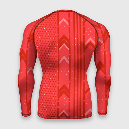Мужской рашгард Закулисье красные обои / 3D-принт – фото 2