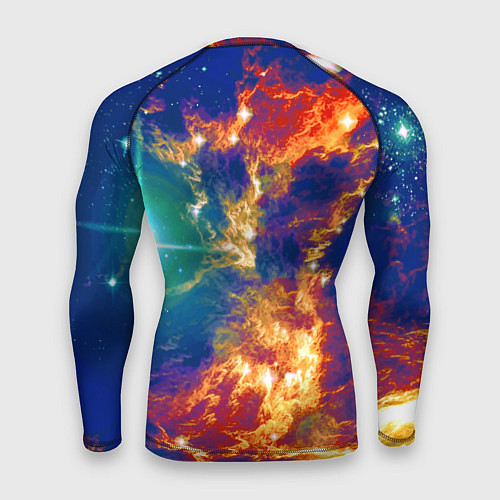Мужской рашгард Удивительный мир котёнка игромана / 3D-принт – фото 2