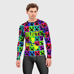 Рашгард мужской Minecraft x rust, цвет: 3D-принт — фото 2