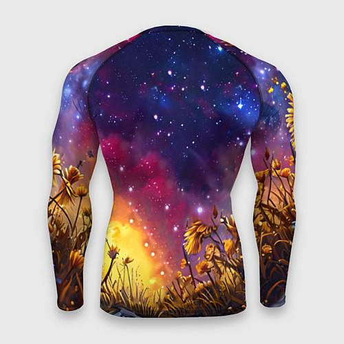 Мужской рашгард Песец в звездную ночь / 3D-принт – фото 2