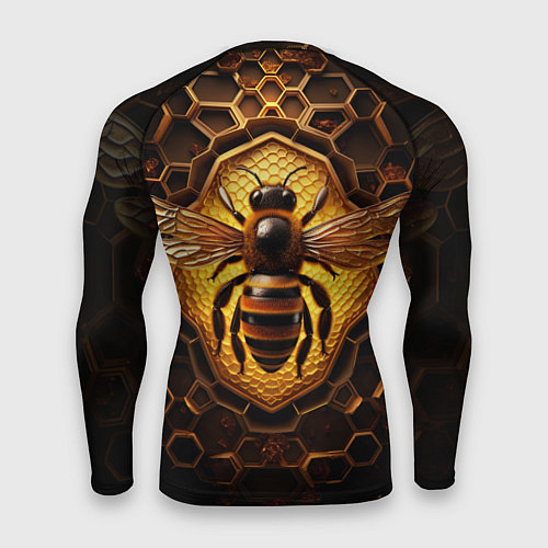 Мужской рашгард Золотая пчела / 3D-принт – фото 2