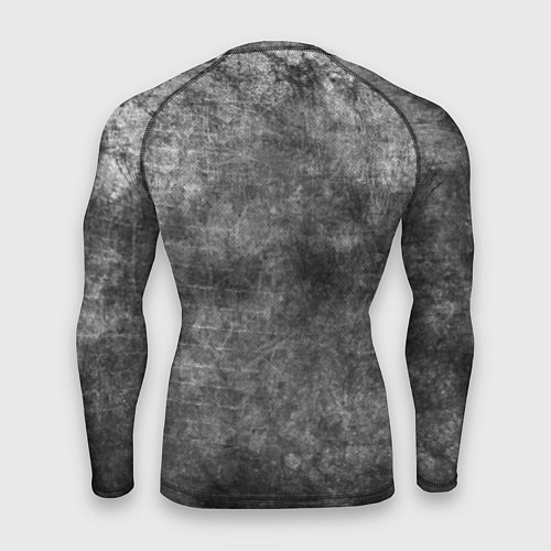 Мужской рашгард Абстракция - gray wall / 3D-принт – фото 2
