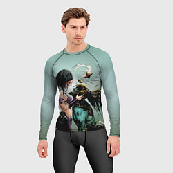 Рашгард мужской Mileena & Kotal Kahn - Mortal Kombat, цвет: 3D-принт — фото 2