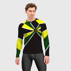 Рашгард мужской Мотострелковые войска: шеврон без текста, цвет: 3D-принт — фото 2