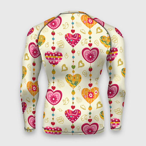 Мужской рашгард Сердечки подборка / 3D-принт – фото 2