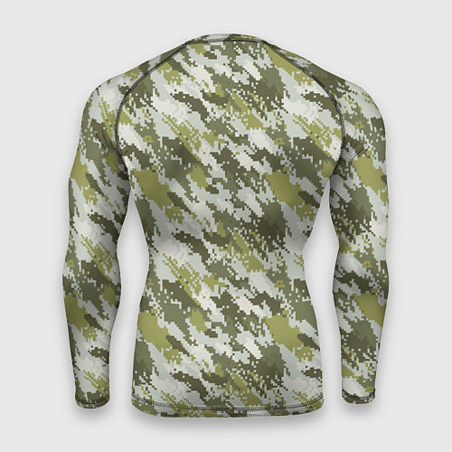 Мужской рашгард Пиксельный камуфляж / 3D-принт – фото 2