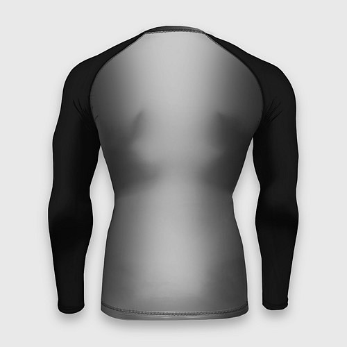 Мужской рашгард Герб России серый градиент посередине / 3D-принт – фото 2