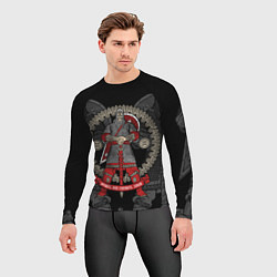 Рашгард мужской Держать небо сохранять землю, цвет: 3D-принт — фото 2