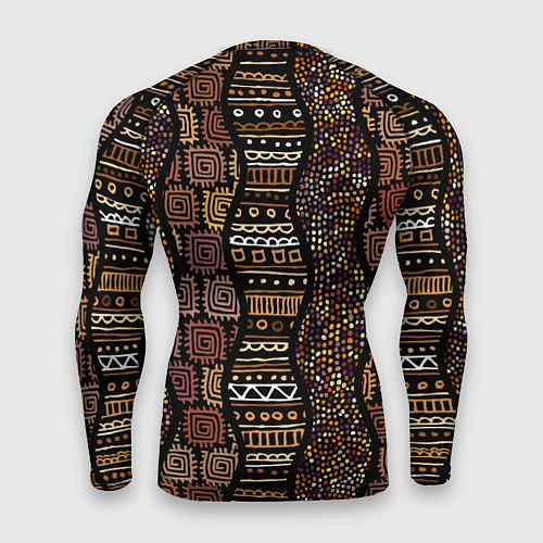 Мужской рашгард Африканский орнамент этнический / 3D-принт – фото 2