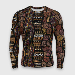 Мужской рашгард Африканский орнамент этнический