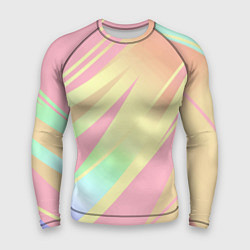 Мужской рашгард Нежный розовый абстрактный