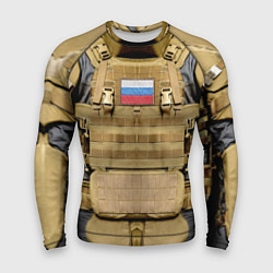 Мужской рашгард Бронежилет цвета хаки армия России