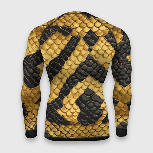 Мужской рашгард Накаченное мужское тело в змеином наряде / 3D-принт – фото 2