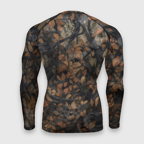 Мужской рашгард Хищный серый лис / 3D-принт – фото 2
