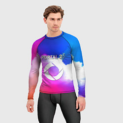 Рашгард мужской Portal закат, цвет: 3D-принт — фото 2