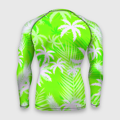 Мужской рашгард Кислотные тропики / 3D-принт – фото 2