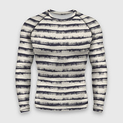 Мужской рашгард Тёмные полосы на светлом