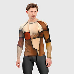 Рашгард мужской Фрагментированная композиция, цвет: 3D-принт — фото 2