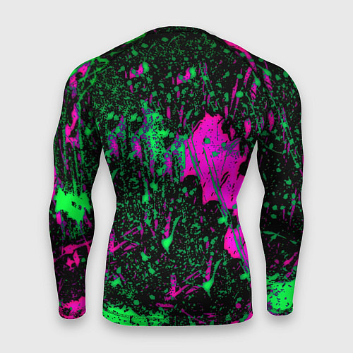 Мужской рашгард Sum 41 неоновые краски / 3D-принт – фото 2