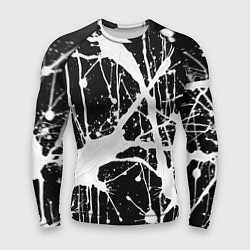 Мужской рашгард Брызги белой краски