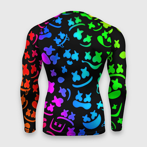 Мужской рашгард Marshmello x NASA gradient / 3D-принт – фото 2