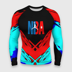Мужской рашгард NBA краски геометрия