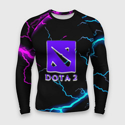 Мужской рашгард Dota неоновый шторм