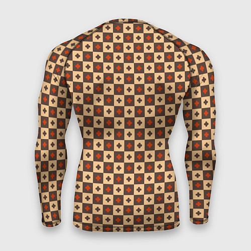Мужской рашгард Готические шахматы / 3D-принт – фото 2