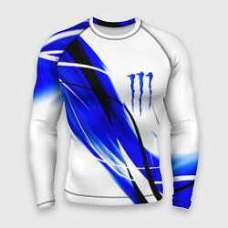 Мужской рашгард Monster energy линии абстракции