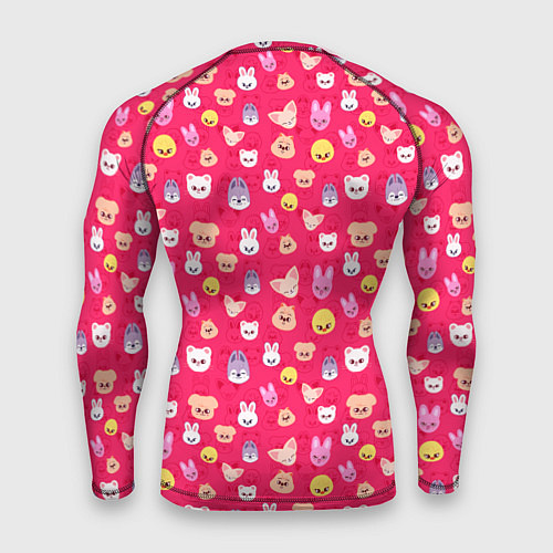 Мужской рашгард Skzoo pattern pink / 3D-принт – фото 2