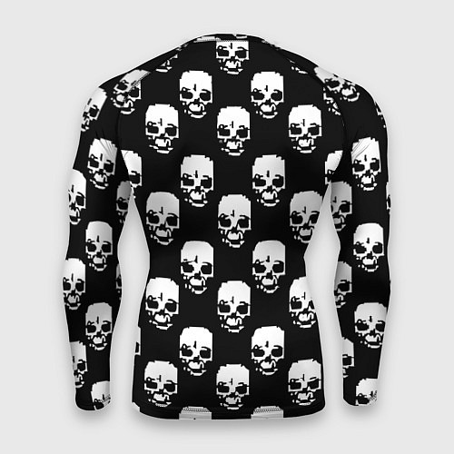 Мужской рашгард AC DC rock skull / 3D-принт – фото 2