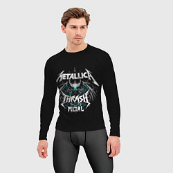 Рашгард мужской Metallica group - thrash metal style, цвет: 3D-принт — фото 2