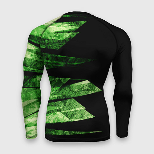 Мужской рашгард Color green black / 3D-принт – фото 2