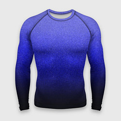 Рашгард мужской Градиент индиго из синего в чёрный, цвет: 3D-принт